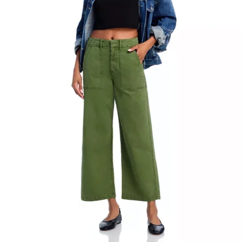 Pistola Sophia Cropped Utility Pants Basil 27 - Picture 4 of 16